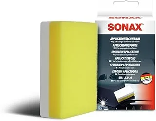 إسفنجة تطبيق Sonax (قطعة واحدة) - للتطبيق الشامل والمتساوي للطلاء والشموع ومنتجات العناية بالبلاستيك | رقم الصنف 04173000