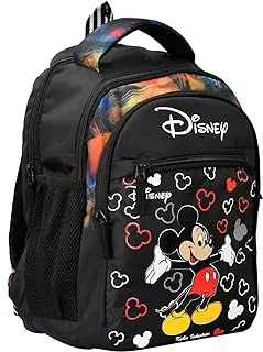 Fun Homes Disney Mickey Mouse 15 Inch Waterproof Polyster School Bag,Backpack for Kids, Black (Fun0771)