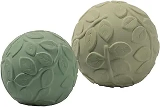 Natruba Leaf Sensory Ball Set, Green