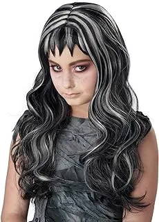 Gothic Streaks Wig Black With Grey