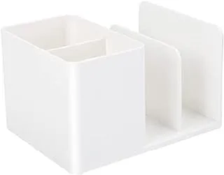 deli Nusign Desk Organizer, 120 mm × 155 96 Size, White, 100145991