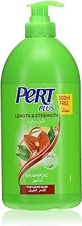 Pert Plus Length & Strength Shampoo 1L with Almond oil, Green