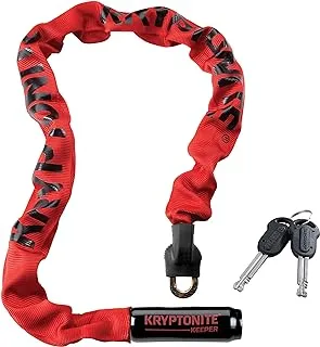 Kryptonite Keeper 785 Integrated Bicycle Lock Chain Bike Lock, 33.5-Inch