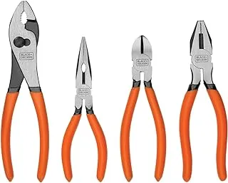 Black & Decker Plier Set, 4-Piece (Bdht84002)