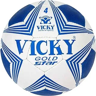 HEAD Vicky Gold Star, Size-4 Football,Blue-White