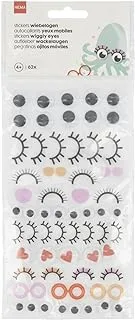 Hema Stickers with Wiggling Eyes 62 Piece