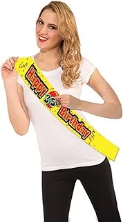 Forum Stick On Birthday Sash Decorating Kit, 32-Piece