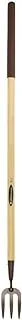 Spear & Jackson 4060NB/09 Elements Long Handled Weed Fork, Brown wooden handle with bronze head, 124 x 8 4.5 cm