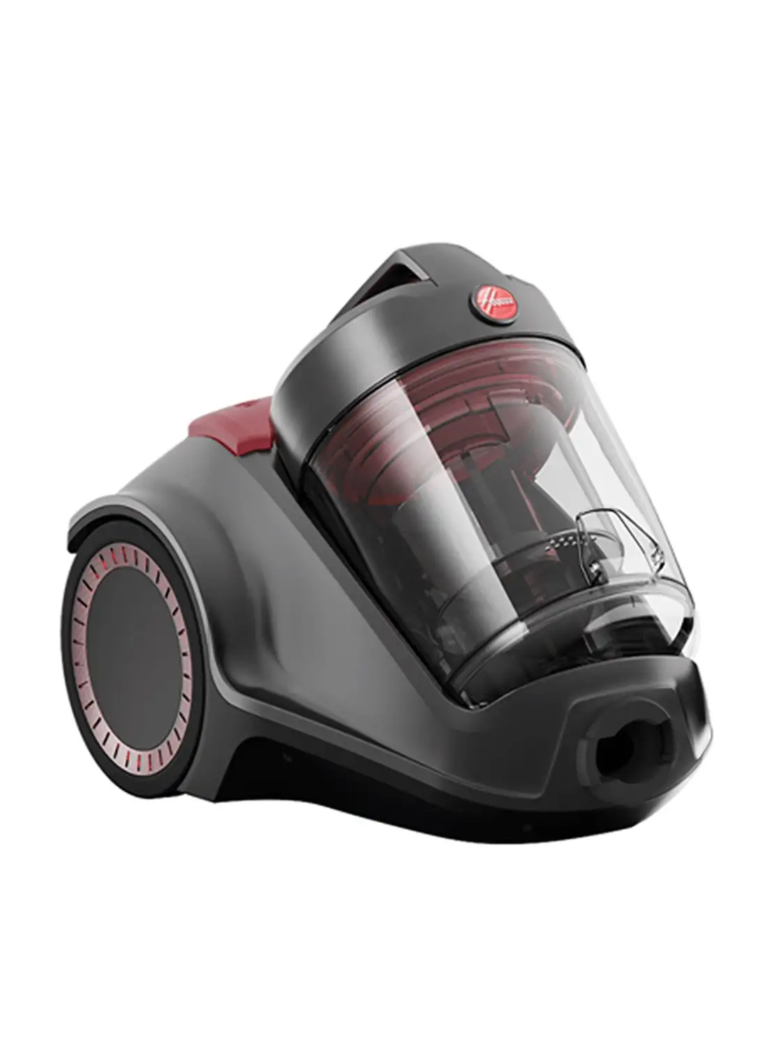 HOOVER Power 6 Advanced Vacuum Cleaner, One Touch Easy Empty Bin, Single Cyclonic Technology, HEPA Filter, Ideal For Allergy Sufferers, Pet Owners, Efficient Home Cleaning 3 L 2200 W CDCY-P6ME Grey/Red