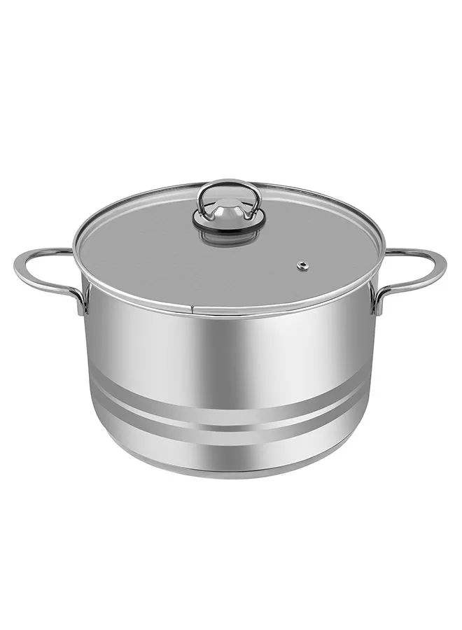 Prestige Infinity Cov Stockpot Silver 26cm