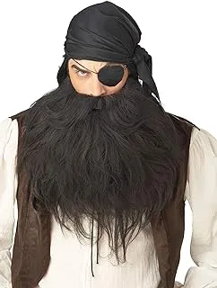 California Costumes Pirate Beard And Moustache Costume Accessory