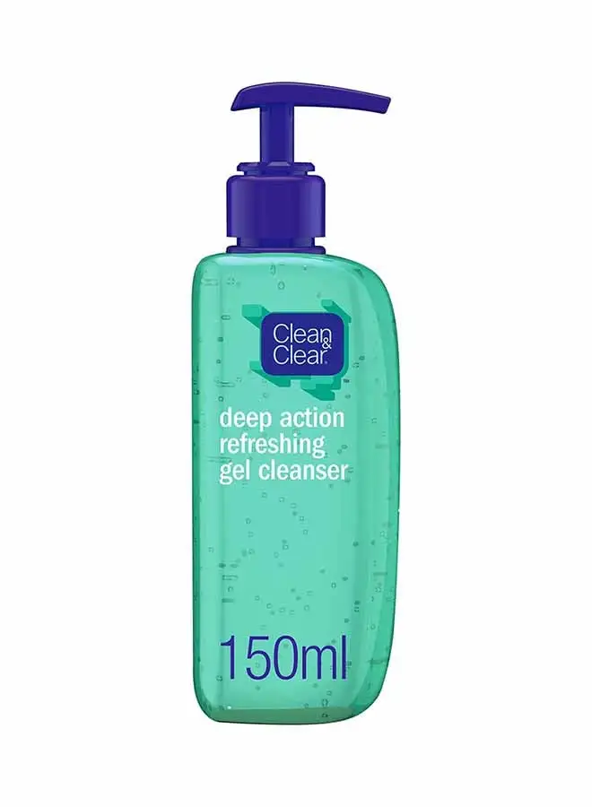 Clean & Clear Face Cleanser Deep Action Gel Refreshing 150ml