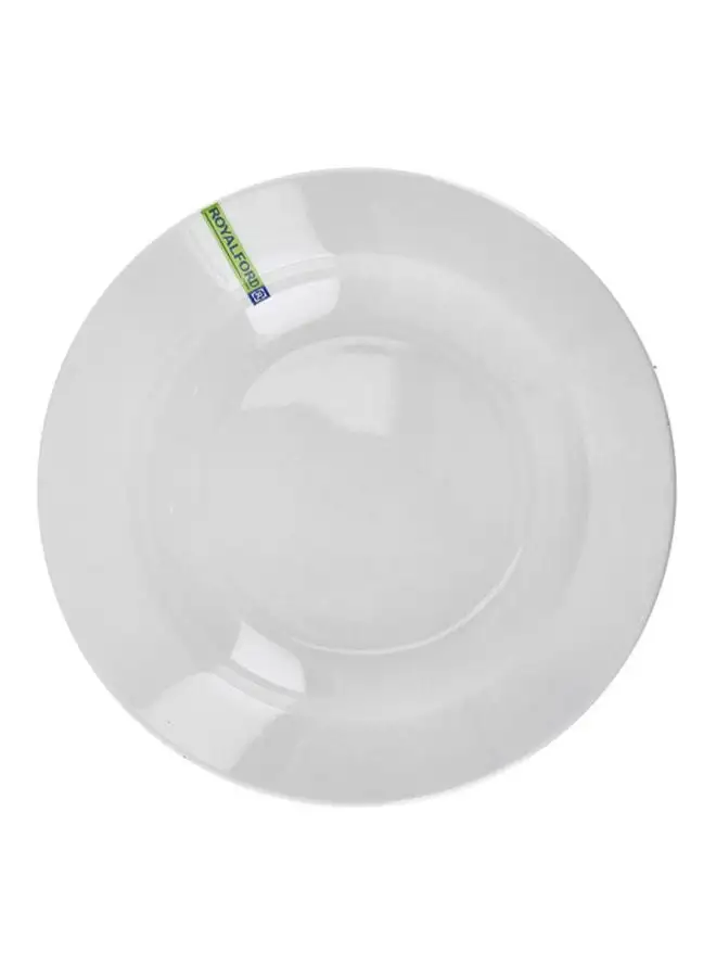 Royalford Round Deep Plate White 10inch