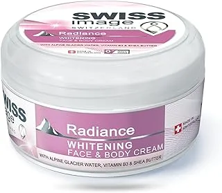 Swiss Image Radiance Face, Hand & Body Cream 200 ml | Brighter Skin Tone & A Radiant Glow | Enriched with Niacinamide & Shea Butter for Daily Use