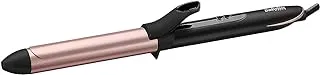 BaByliss Hair Curler, 25mm Barrel For Versatile Styling, 6Temperature Settings For Customization &Rapid Heat-up Time, Ceramic Coating For Smooth Curls With Advanced Temperature Control, C451SDE(Black)