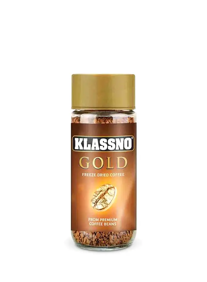 Klassno Gold Freeze Dried Coffee Beans 100grams