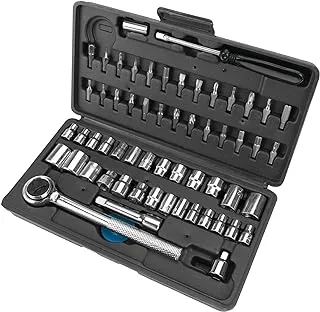 PERFORMANCE TOOL W1168 Sae/Metric 60-Piece Socket (1/4