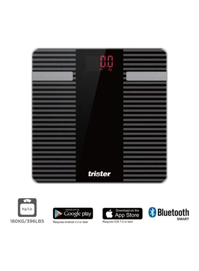 trister Smart Body Musc Bone Bmi Scale- Black 2S: Ts-425Ps-B