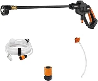 Worx Wg620.9 20V Power Share 320 Psi Hydroshot Cleaner Tool Only, Black/Orange