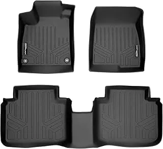 MAXLINER Custom Fit Floor Mats 2 Row Liner Set Black Compatible with 2018-2022 Honda Accord - All Models