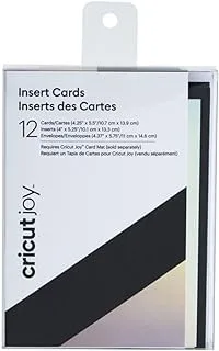 Cricut Joy Insert Cards 12 Pack Black & Hologram