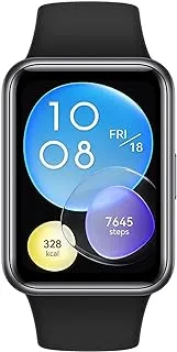 HUAWEI Watch Fit 2 Smartwatch, 1.74-Inch Huawei Fullview Display, Bluetooth Calling, Healthy Living Management, Durable Battery Life, Quick-Workout Animations, Automatic Spo2 Monitor, Midnight Black