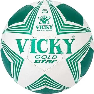 Vicky Gold Star, Size-5 Football,Green-White