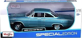 سيارة Maisto 1:18 Scale 1962 Chevy Bel Air Diecast (ألوان