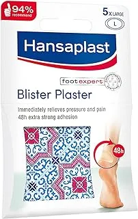 Hansaplast Blister Plaster, Immediate Pain Relief, 5 Strips + Free Plaster Box