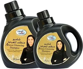 Cool & Cool Abaya Cleansing Shampoo 2 Liters + 1 Liter - Gentle Fabric Care, Color Protect, Long Lasting Fragrace & Easy Rinse Off 3 Liters