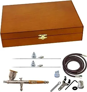 Paasche Airbrush Talon Gravity Feed Airbrush in Deluxe Wood Box Orange