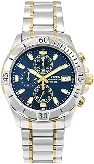 Citizen Quartz Mens Watch, Stainless Steel, Classic, Two-Tone (Model: AN3394-59L), Two-Tone, Chronograph,Quartz Movement