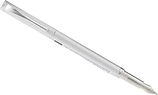 Hema Metal Fountain Pen, Matte Silver