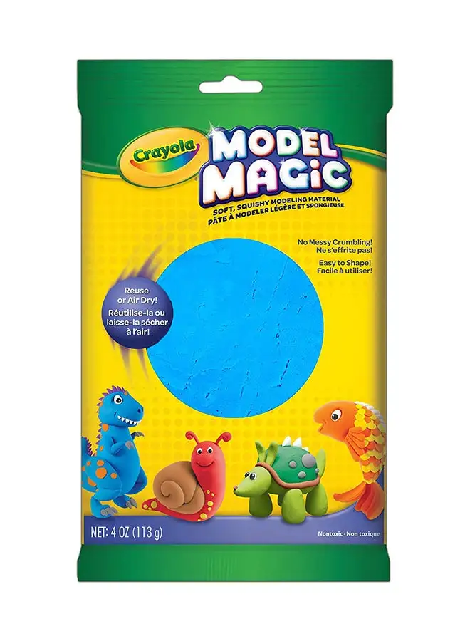 Crayola Model Magic, 4-Oz. Pouch - Blue1, 2 22.94x13.34x1.11cm