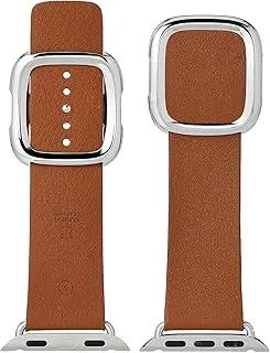 Apple Watch (40mm) - Modern Buckle -Saddle Brown - Small