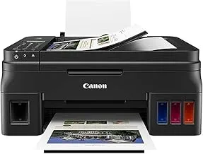 Canon PIXMA G4411, Black, Smart, productive Wi-Fi 4-in-one for low cost printing