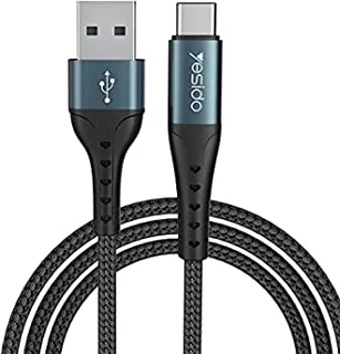 Yesido Premium Data Cable For Type-C Devices(1.2M, Black)