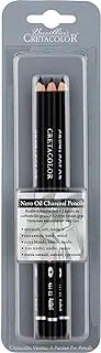 Cretacolor Nero Oil Charcoal 3-Pencil Set