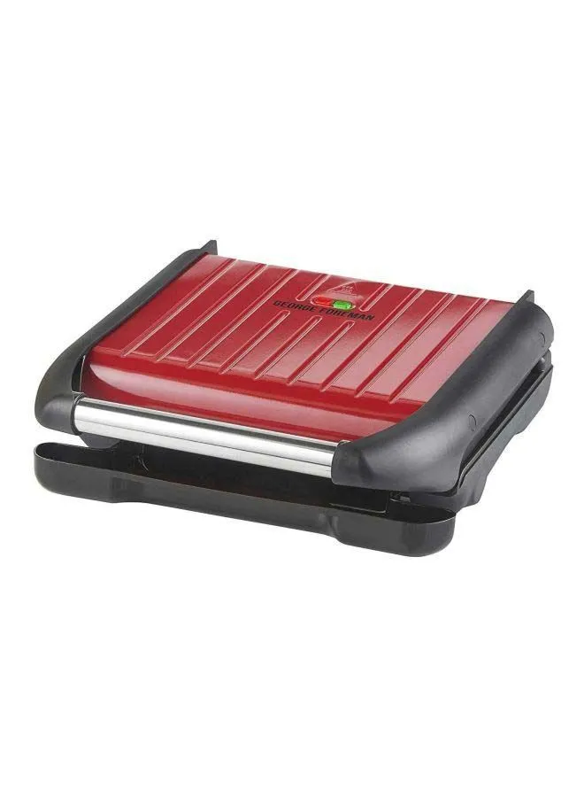 Russell Hobbs George Foreman Electric Indoor Grill Medium, With 75M Cord For Home And Office Use, Stainless Steel Family Grill 1650 W 25040 Red/Black