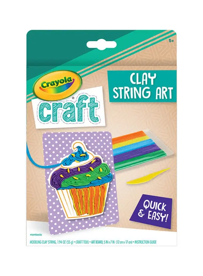 Crayola Modeling Clay String Art,Cupcake 55grams