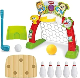 Winfun activity center for kids, green/red (cpa toy group 7306003)