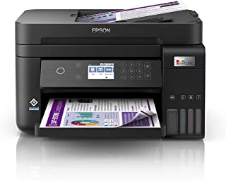 Epson Ecotank L6270 Office Ink Tank Printer A4 Colour 3-In-1 Printer With Adf, Wi-Fi And Smart Panel Connectivity And Lcd Screen, Black, Compact
