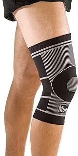 Mueller 4-Way Stretch Knee Support, Black, S/M 12.0-15.5 Inches