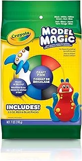 Crayola 232407 (Model Magic Craft Pack, 6 ct, Assorted Colors, 7 ounces