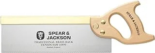 Spear & Jackson 9550B Traditional Brass Back Tenon Saw, 12