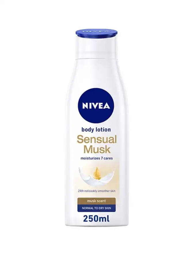 Nivea Sensual Musk Scent Body Lotion Normal To Dry Skin 250ml