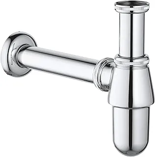 GROHE Trap for Washbasin | 1 1/4″ | With fixed dip tube | Bathroom Fixtures | Chrome | 28920000