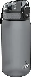 Ion8 Leak Proof Kids' Water Bottle, Bpa Free, Grey