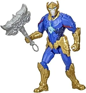 Marvel Avengers Mech Strike Monster Hunters Thor Toy, 6-Inch-Scale Action Figure With Accessory, Toys For Kids Ages 4 And Up