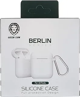 Green Lion Berlin Series Silicone Case for Airpods 1/2 - White